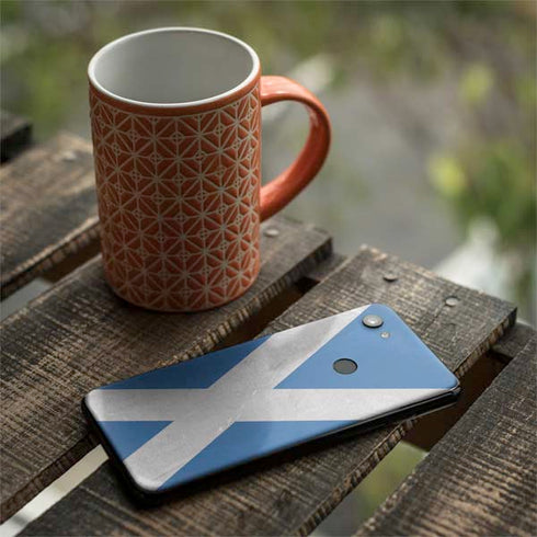 Scotland Flag Distressed Google Pixel 3a Skin